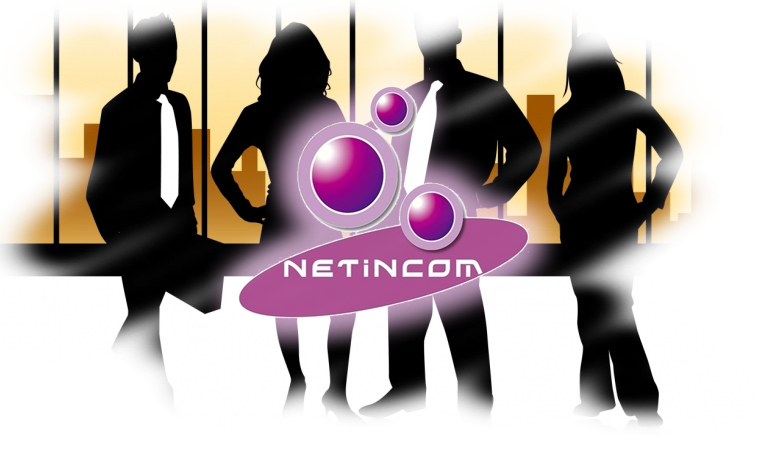 presentation netincom.fr: agence web spécialisée creation site web et eboutique, referencement, print, design